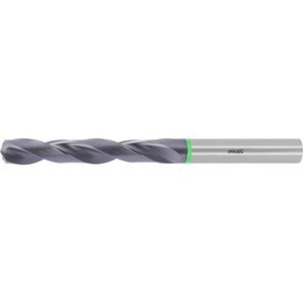 Holex Pro Steel Solid Carbide Drill, 12.8 mm Dia, 140 Deg Point Angle, TiAlN Coated, Plain Shank 122776 12,8